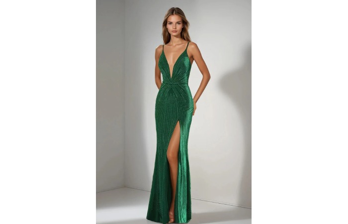 V neck and scoop necklines