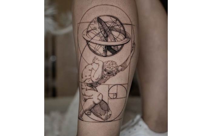 Geometric Atlas Tattoo